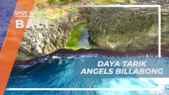 Menikmati Sensasi Berenang di Kolam Alami Angels Billabong, Bali