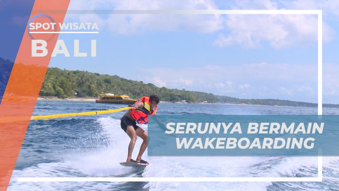Menikmati Keseruan Bermain Selancar Dengan Ditarik Speedboat, Bali