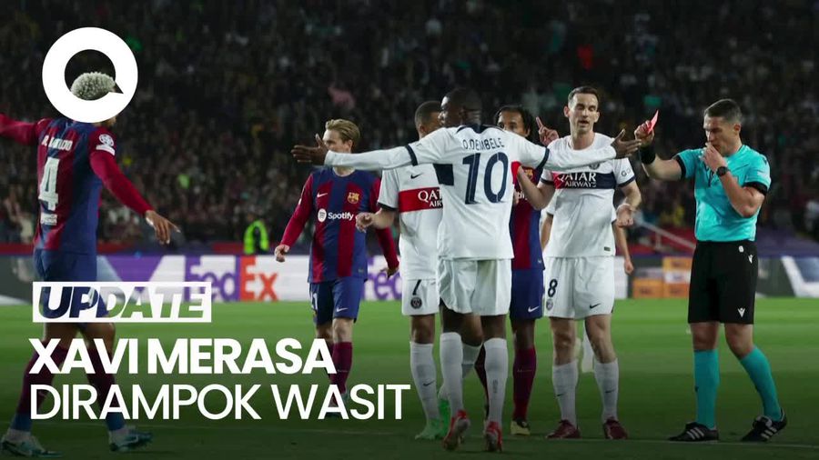 Kalah dari PSG, Xavi Merasa Barcelona Dirampok!