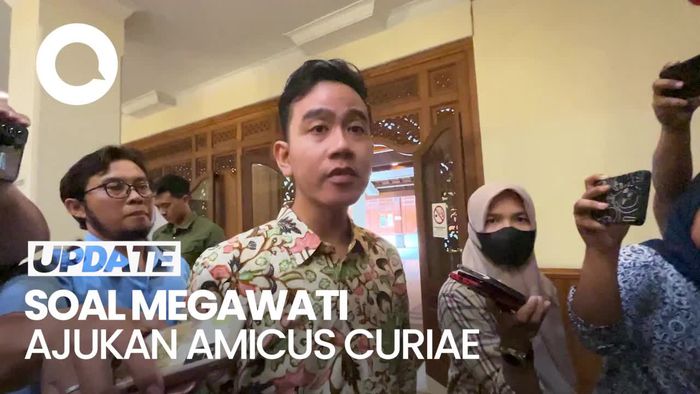 Respons Gibran soal Megawati Ajukan Amicus Curiae ke MK