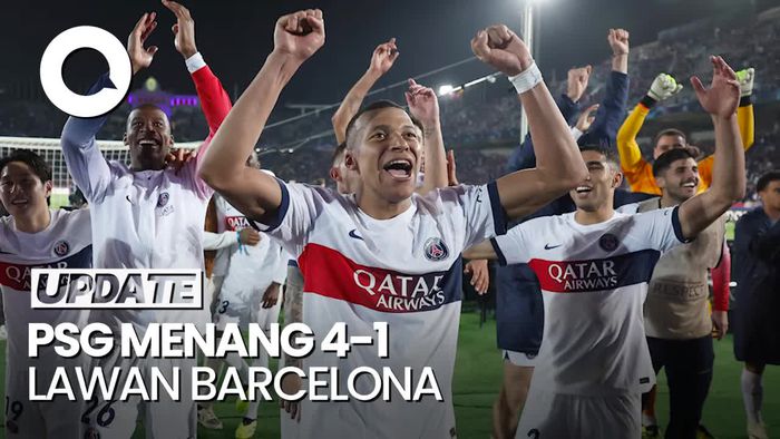PSG Singkirkan Barcelona di Liga Champions