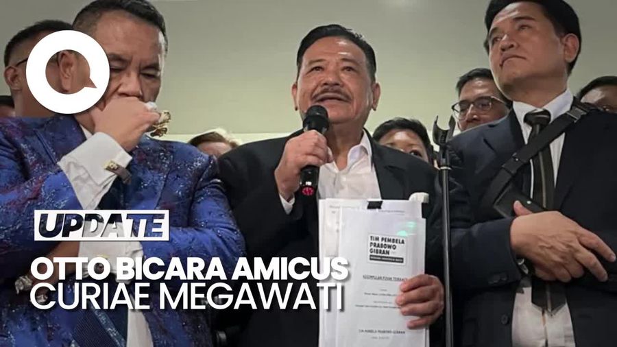 Otto Nilai Amicus Curiae Megawati Tak Akan Dipertimbangkan MK