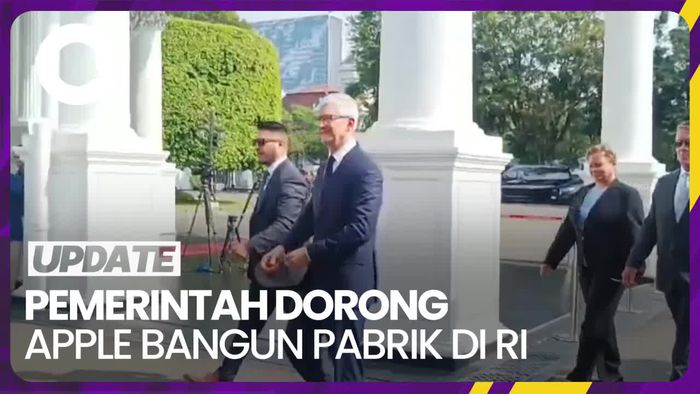 Bertemu Tim Cook, Pemerintah Dorong Pembangunan Pabrik Apple di RI