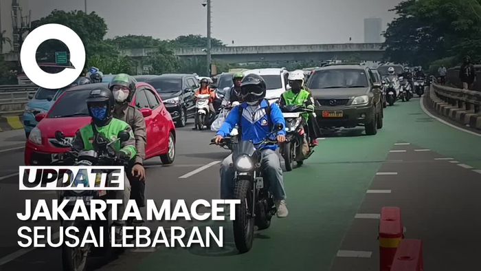 Penampakan Jalan di Jakarta Mulai Macet Pagi Ini