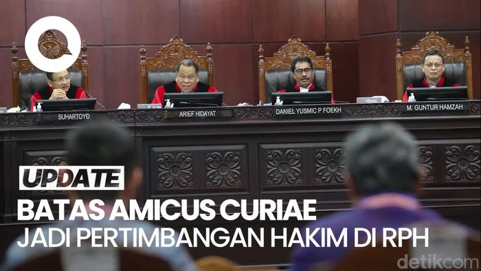 MK Sebut Amicus Curiae yang Dipertimbangkan Diajukan Maksimal 16 April