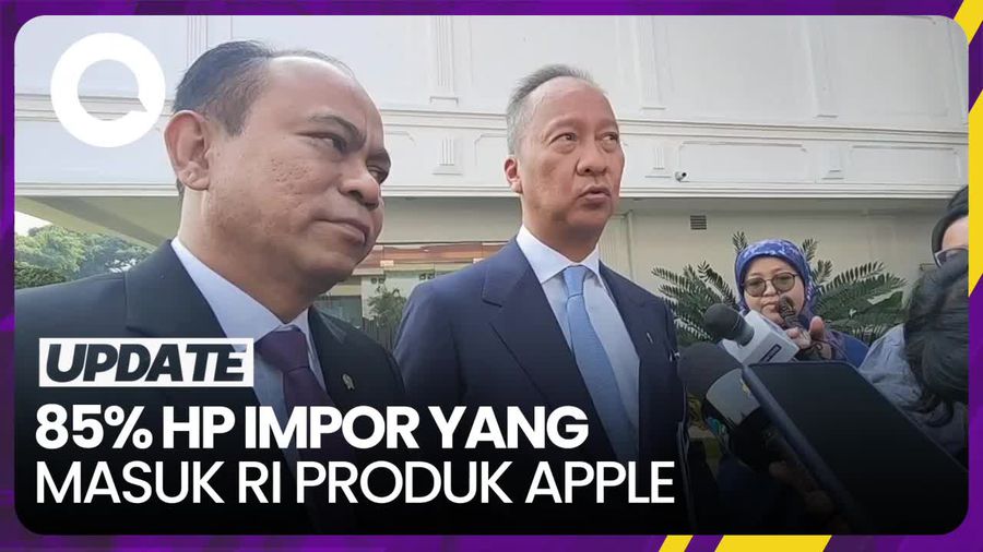 Saat Menperin Bongkar Data Impor HP di RI: 85% Produk Apple