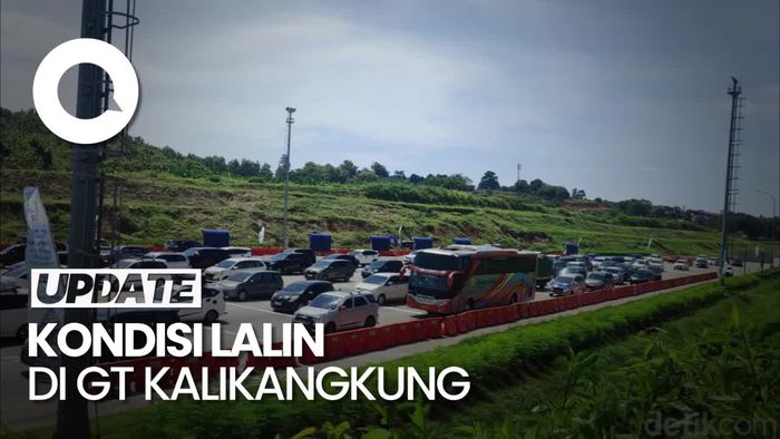 Pelat B Masih Ramai Melintas di GT Kalikangkung