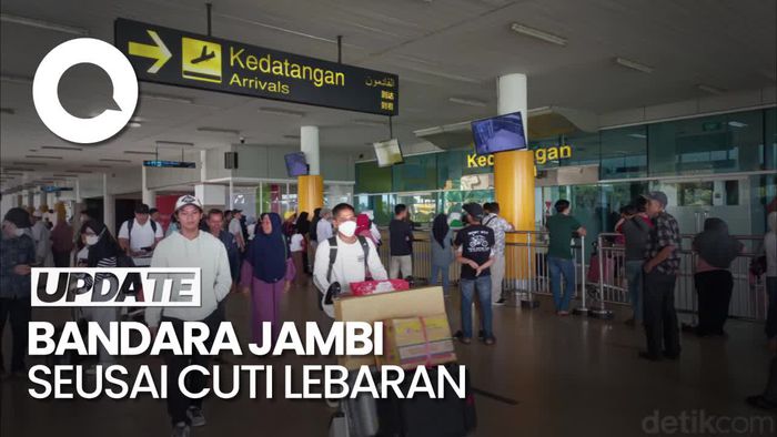 Situasi Terkini di Bandara Jambi Seusai Libur Cuti Lebaran
