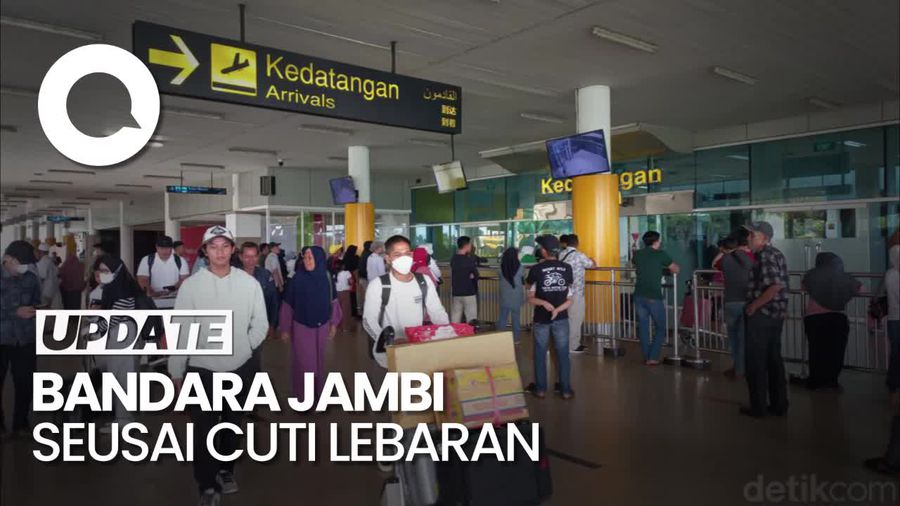 Situasi Terkini di Bandara Jambi Seusai Libur Cuti Lebaran