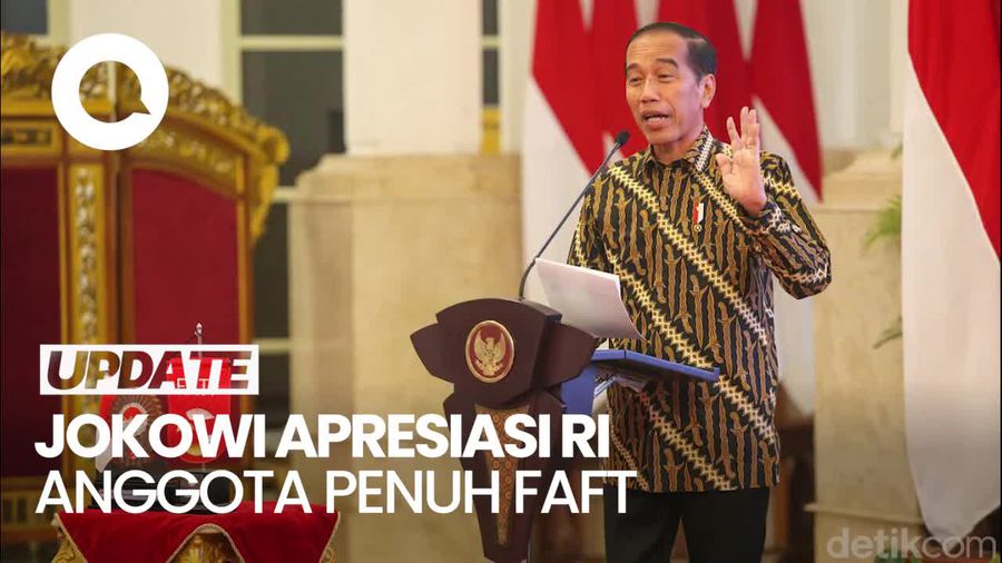 Jokowi Sempat Malu RI Jadi Anggota Penuh FAFT Terakhir Negara G20