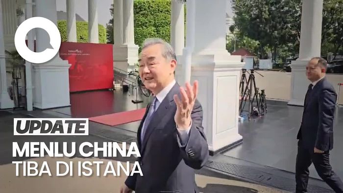 Menlu China Temui Presiden Jokowi di Istana Negara