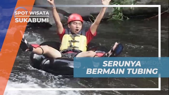 Menikmati Keseruan Bermain Tubing di Sungai Cilumpang, Sukabumi