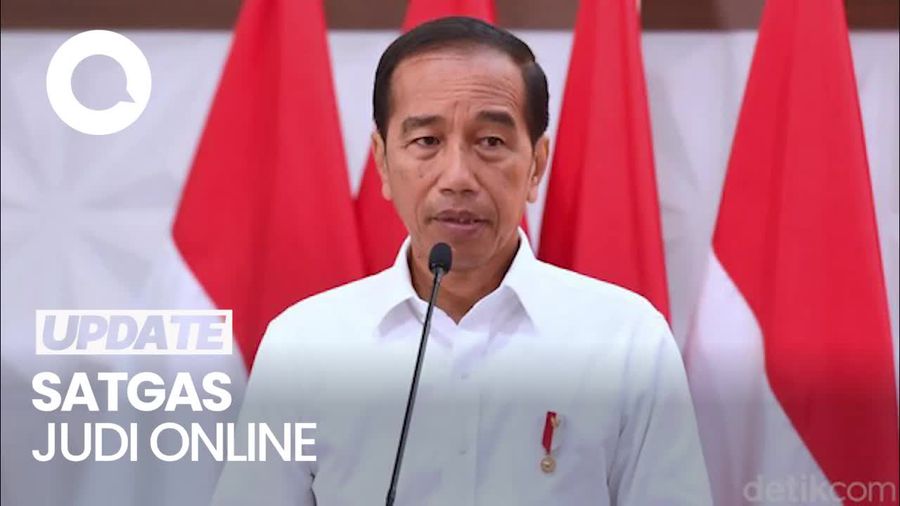 Jokowi Bentuk Satgas Atasi Darurat Judi Online