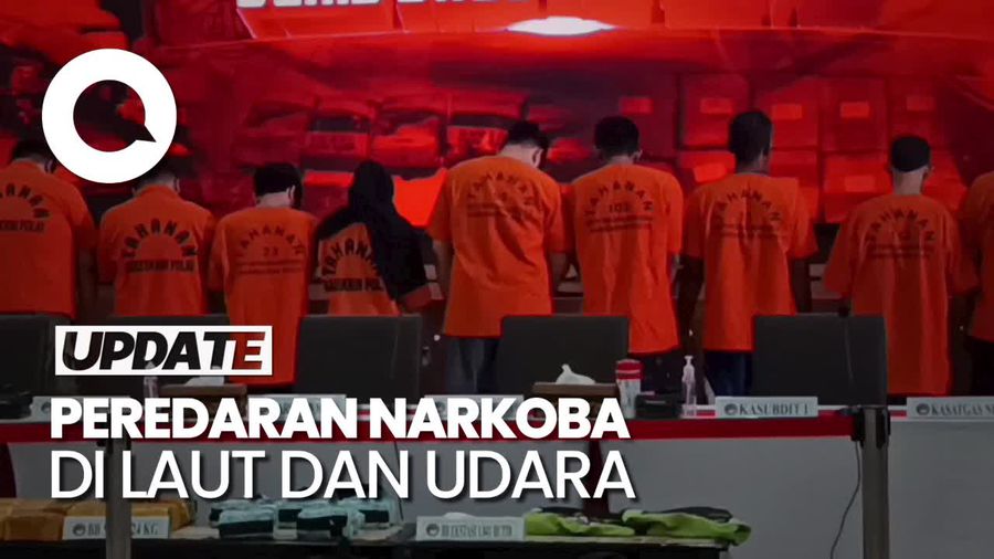 Polisi Gagalkan Peredaran Narkoba Jalur Laut-Udara, Sita 24 Kg Sabu