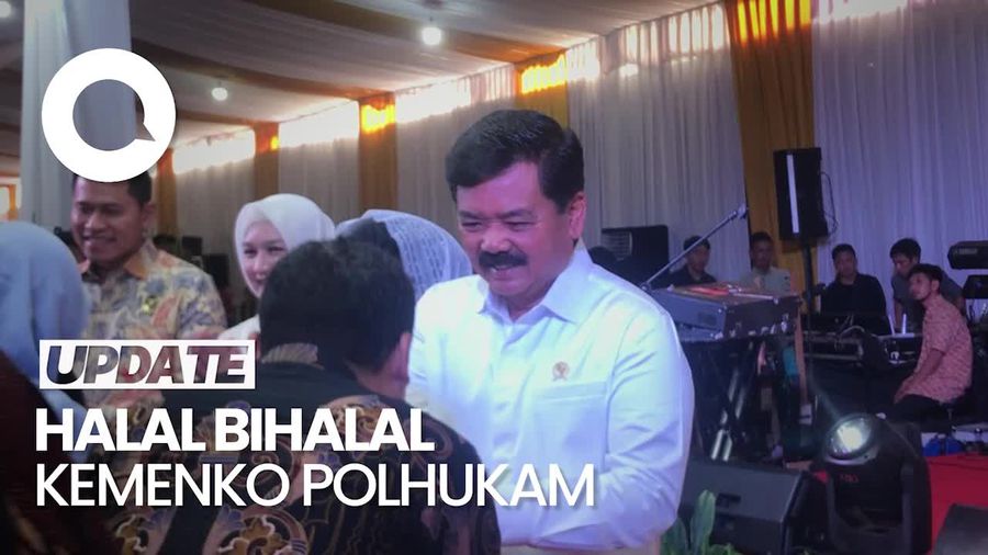 Menko Hadi Gelar Halal Bihalal: Kita Diminta Jaga Semuanya Stabil-Tak Ada Gaduh