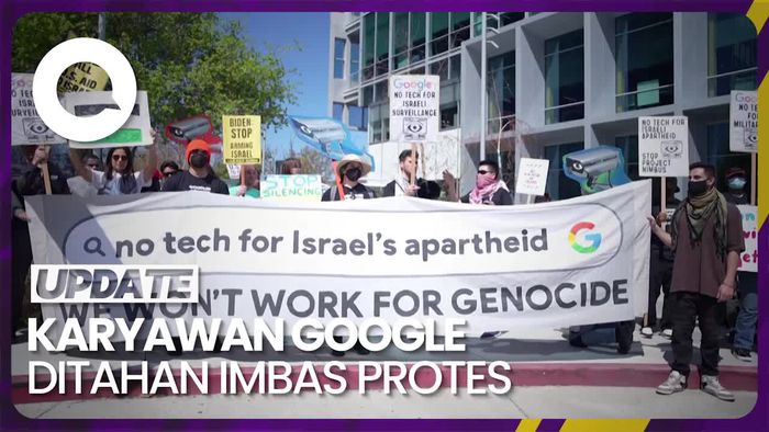 Penangkapan Karyawan Google Buntut Protes Kerja Sama dengan Israel