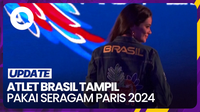 Gaya Atlet Brasil Catwalk dengan Seragam Olimpiade Paris 2024