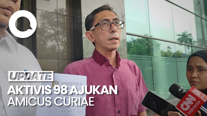 Giliran Aktivis 98 Ajukan Diri Jadi Amicus Curiae ke MK