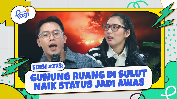 Gunung Ruang di Sulut Naik Status jadi Awas