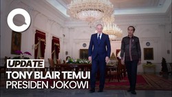 Eks PM Inggris Tony Blair Temui Presiden Jokowi di Istana Jakarta