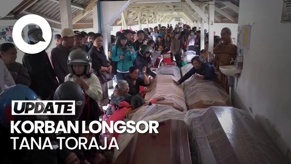 Suasana Rumah Duka Korban Tanah Longsor di Tana Toraja