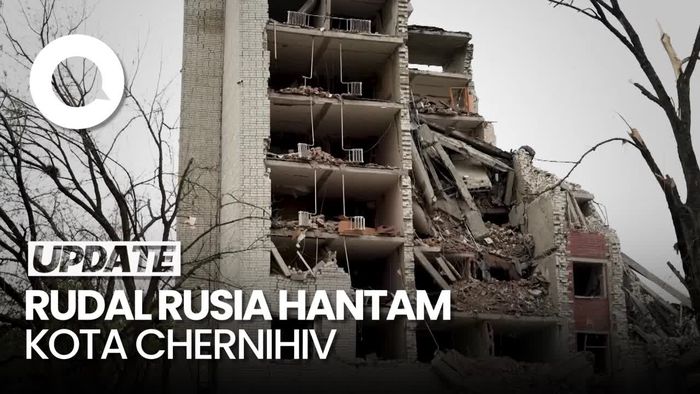 Rudal Rusia Hantam Apartemen di Chernihiv Ukraina, 17 Orang Tewas