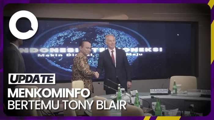 Menkominfo Budi Arie Bertemu Tony Blair, Bahas Starlink hingga AI