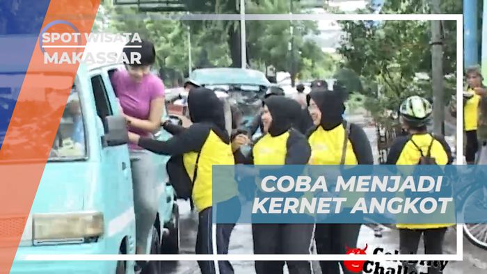 Serunya Mencoba Sensasi Menjadi Kernet Angkot di Kota Makassar