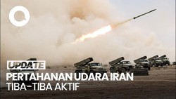 Iran Aktifkan Pertahanan Udara, Suara Ledakan Terdengar di Isfahan