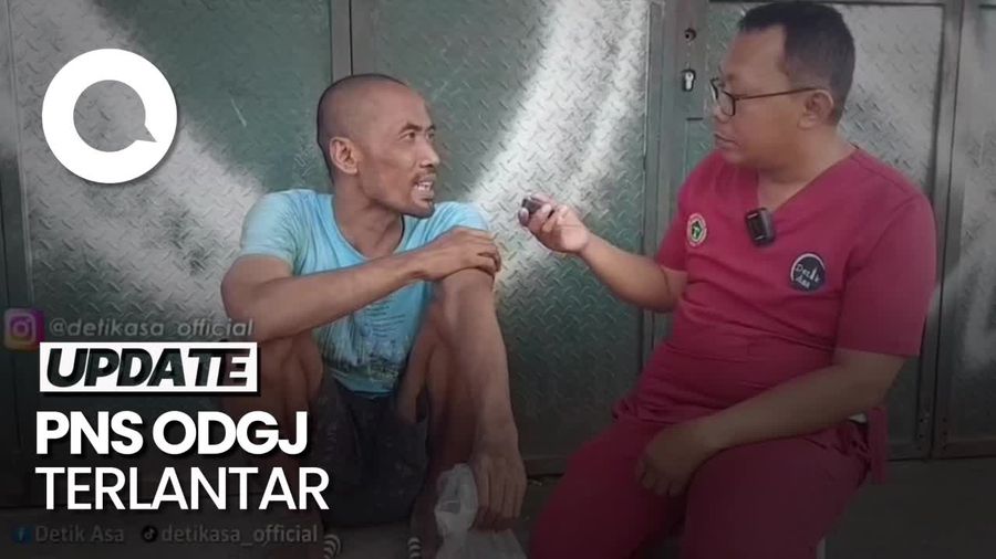 Heboh ODGJ Ngaku PNS Dishub Bandar Lampung Terlantar di Cilegon