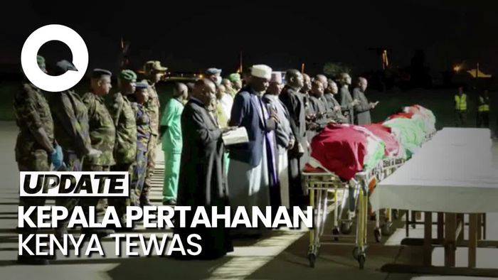 Helikopter Militer Kenya Jatuh, Kepala Pertahanannya Tewas