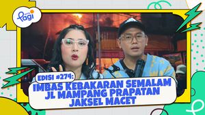 Imbas Kebakaran Semalam, Jl Mampang Prapatan Jaksel Macet