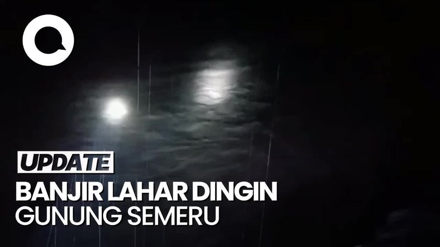 Banjir Lahar Dingin Gunung Semeru, Puluhan  Warga Mengungsi