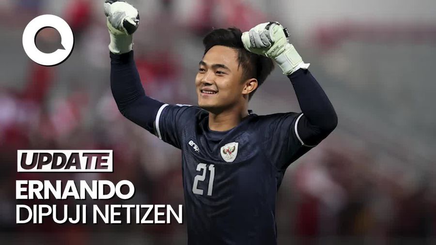 Tampil Heroik Saat Kontra Australia U-23, Ernando Jadi Trending Topik