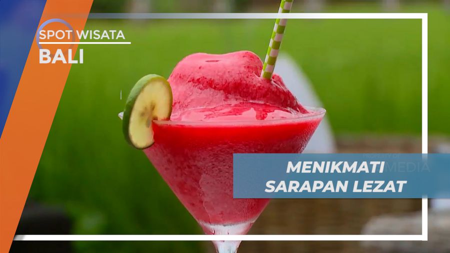 Awali Hari, Manyatap Menu Sarapan Pagi di Tepi Sawah, Bali