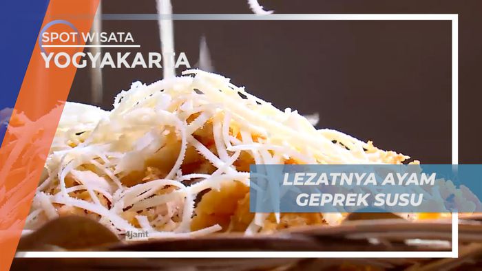 Sensasi Cita Rasa Unik Kuliner Ayam Geprek Dengan Parutan Keju di Atasnya, Yogyakarta