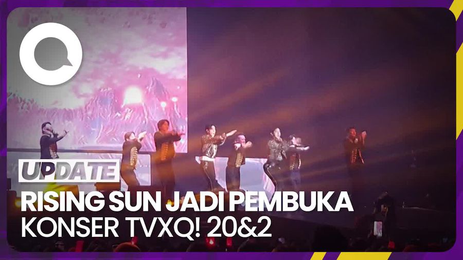 Bakar Semangat Cassiopeia, TVXQ Buka Konser dengan Lagu Rising Sun
