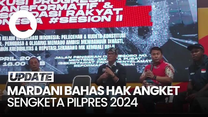 Mardani Bahas Kelebihan Hak Angket Sengketa Pilpres Dibanding Sidang MK