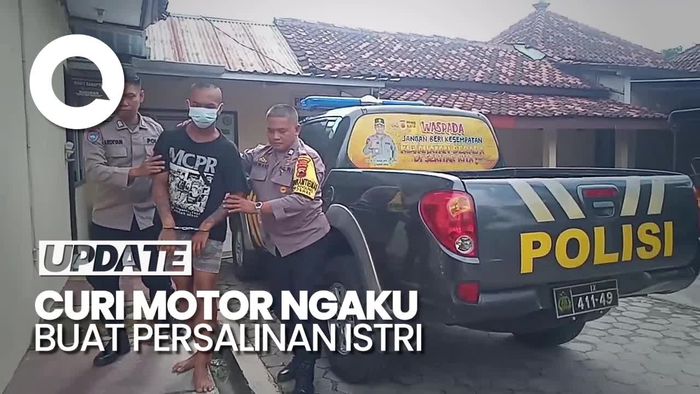 Detik-detik Terpergoknya Maling di Klaten, Gagal Curi Motor