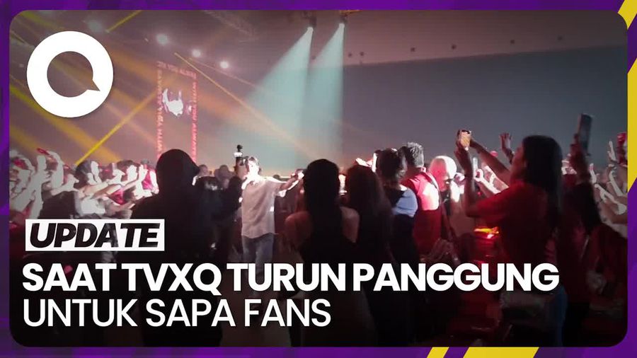 Momen Yunho dan Changmin Turun Panggung untuk Sapa Penggemar