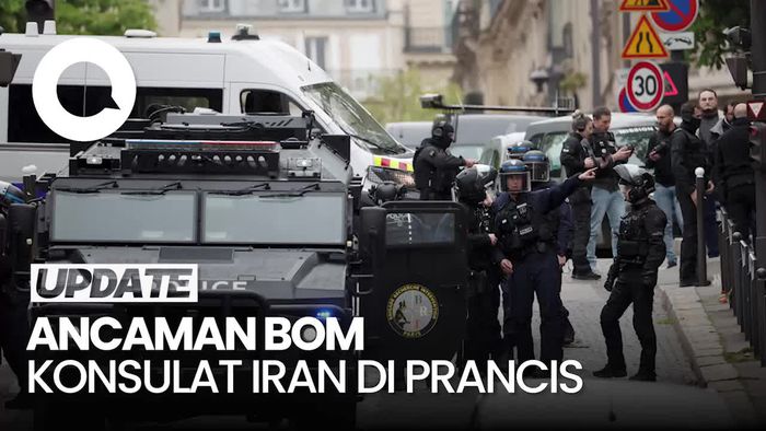 Dapat Ancaman Bom Bunuh Diri, Konsulat Iran di Prancis Dijaga Ketat Polisi
