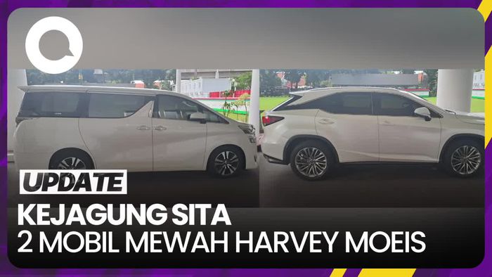 Penampakan 2 Mobil Mewah Harvey Moeis yang Baru Disita Kejagung