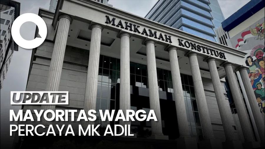 Survei Indikator: 71,8% Percaya MK Adil Memutus Sengketa Pilpres 2024