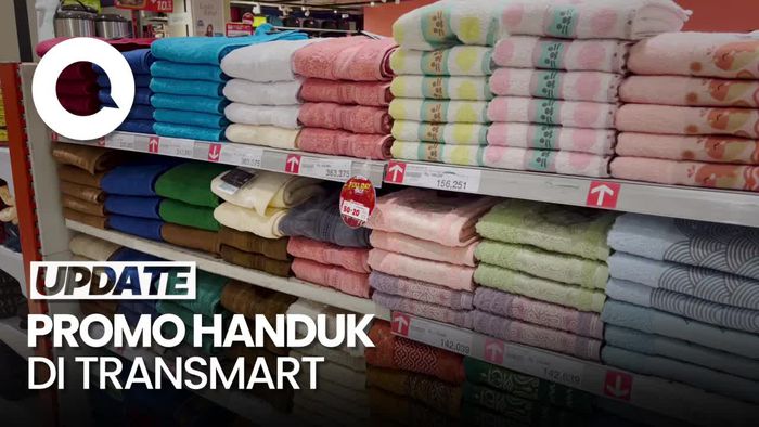 Merapat! Handuk Berkulitas di Transmart Full Day Sale Lebih Murah
