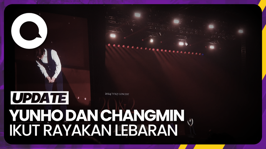  Momen Lucu Yunho dan Changmin Ikut Lebaran di Konser TVXQ! 20&2