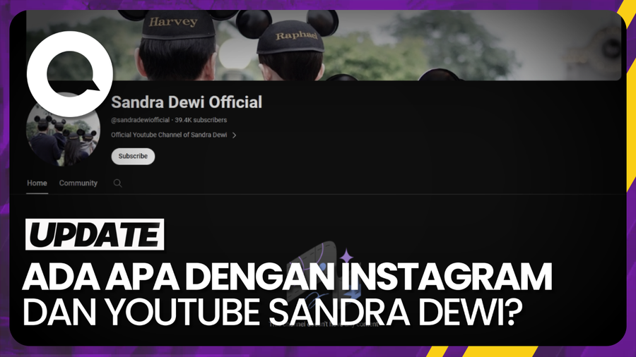Teka-teki Hilangnya Semua Konten Video di YouTube Sandra Dewi