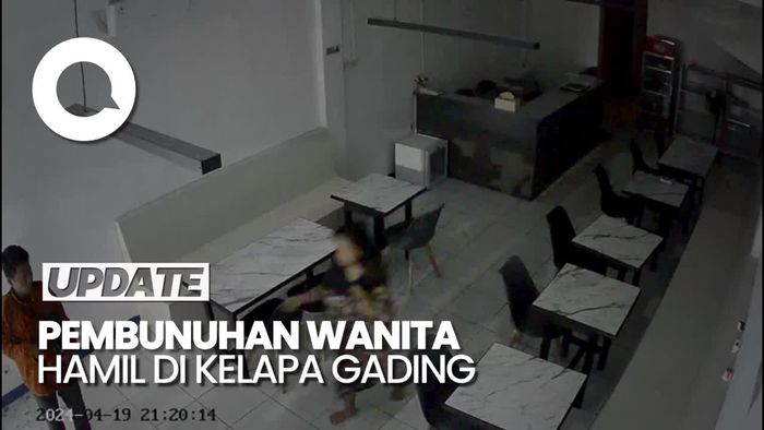 Rekaman CCTV Gerak-gerik Terduga Pembunuh Wanita Hamil di Kelapa Gading