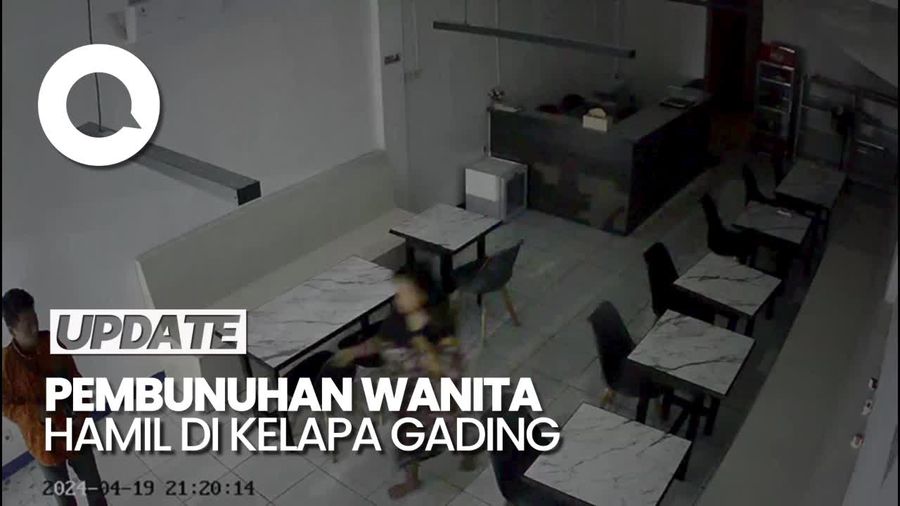 Rekaman CCTV Gerak-gerik Terduga Pembunuh Wanita Hamil di Kelapa Gading