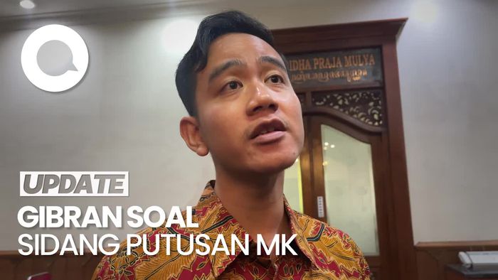 MK Gelar Sidang Putusan Sengketa Pilpres, Gibran: Kita Lalui Saja Proses Ini