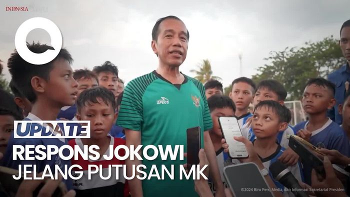 Respons Jokowi Jelang Putusan Sengketa Pilpres 2024 di MK